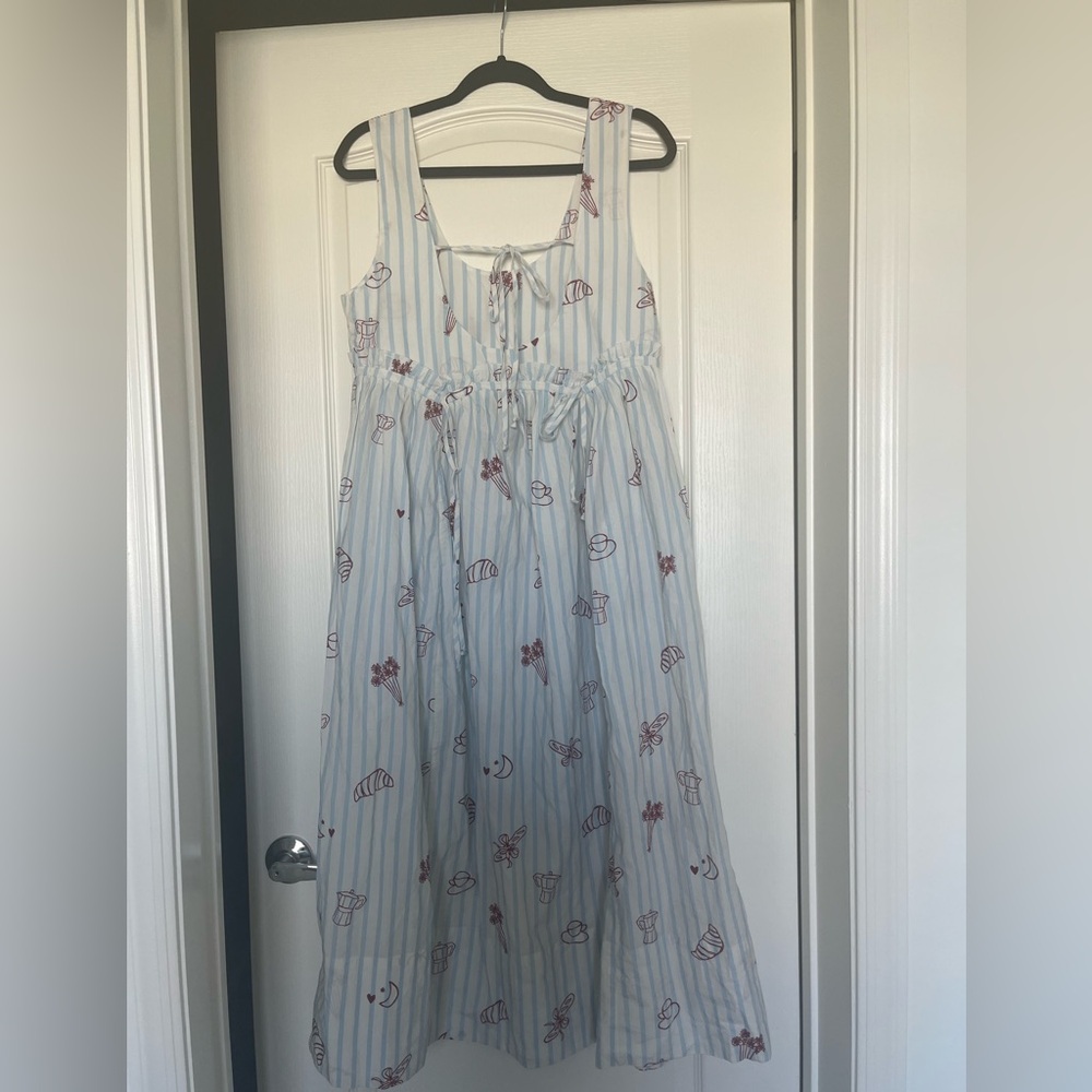 Anthropologie Duende Studio Cotton Nap Midi Dress - Picture 7 of 11